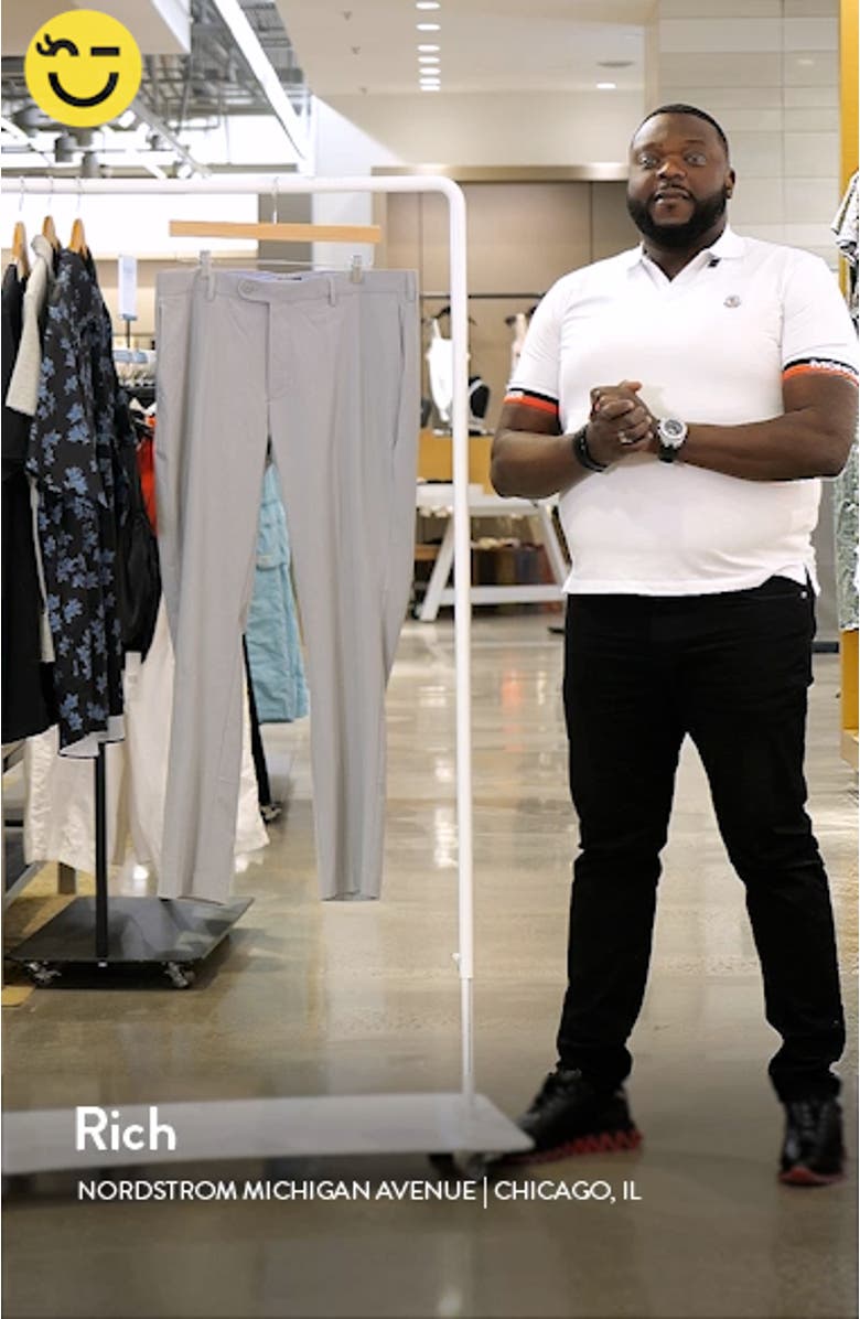 Men's Crown Crafted Surge Performance Flat Front Trousers