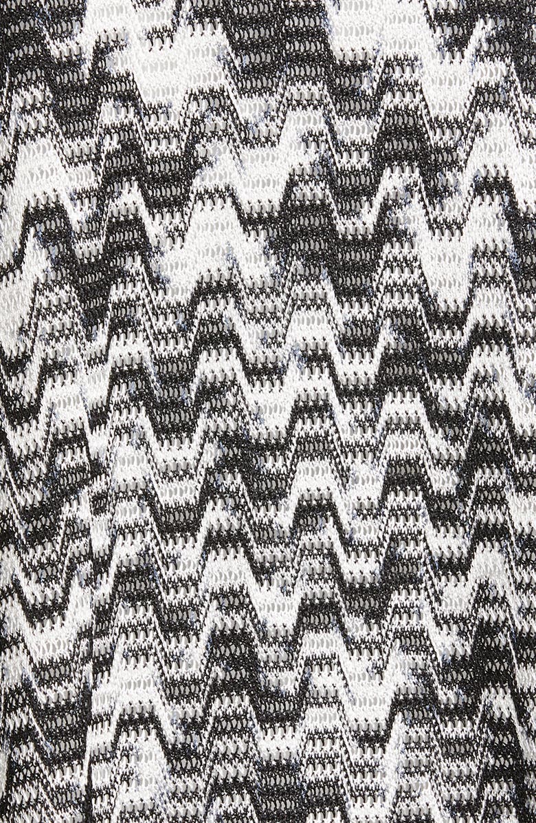 Missoni Contrast Trim Long Cardigan, Alternate, color, 