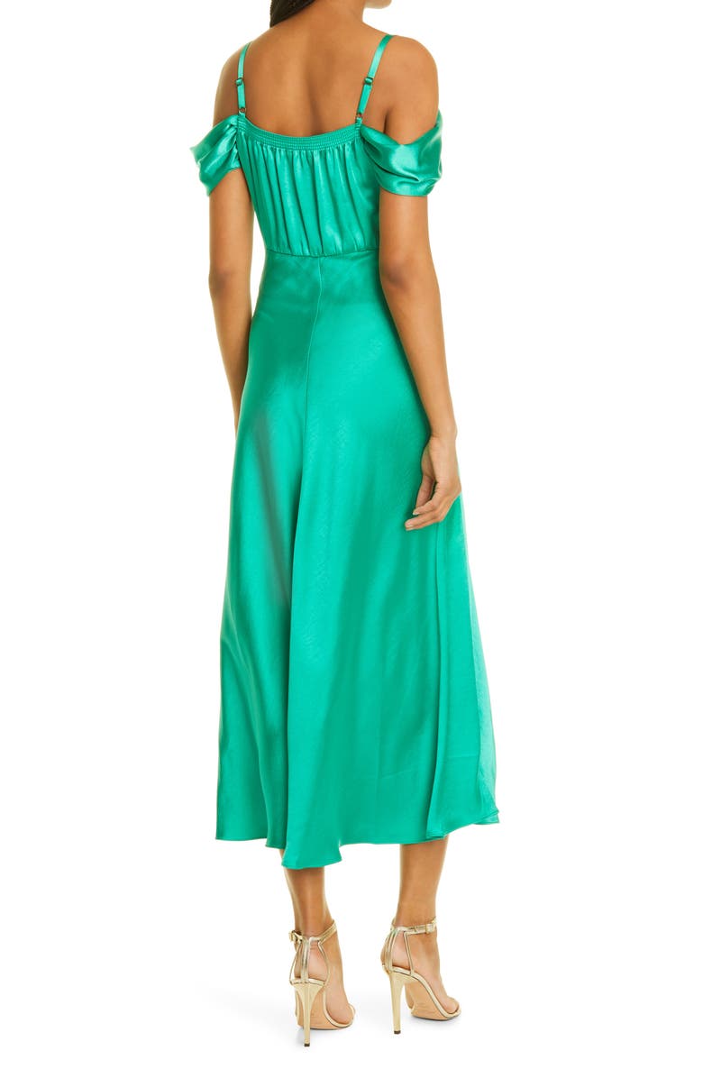 Ted Baker London Esta Cold Shoulder Satin Slipdress, Alternate, color, 