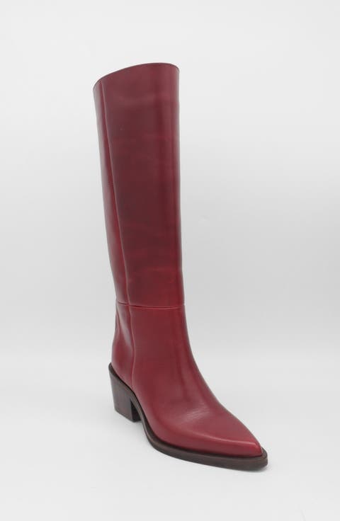 Eleganza Knee High Leather Boots