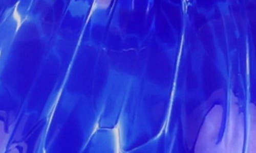 Vietri Hibiscus Glass Cobalt Tortoiseshell Bud Vase In Blue