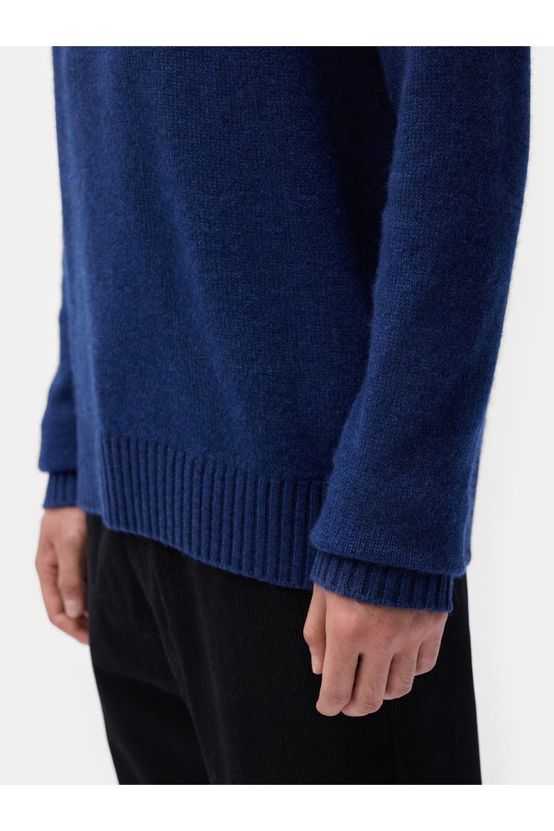 Cashmere Raglan Sweater, Alternate, color, eclipse
