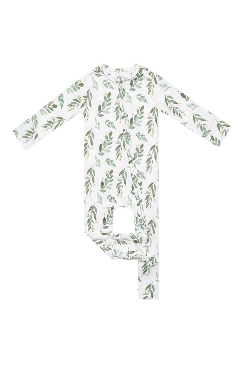 Fern Print Convertible Footie, Main, color, FERN