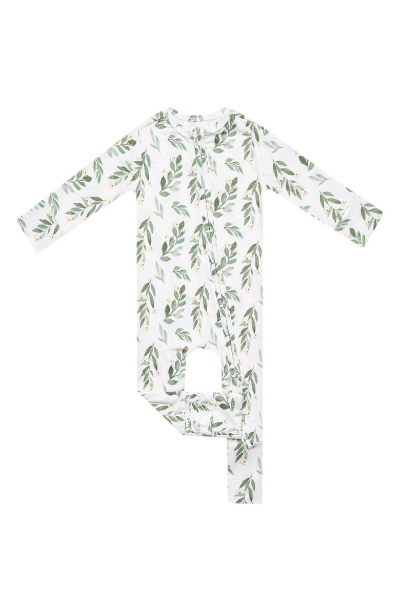 Copper Pearl Fern Print Convertible Footie, Main, color, Fern