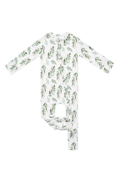 Fern Print Convertible Footie (Baby)
