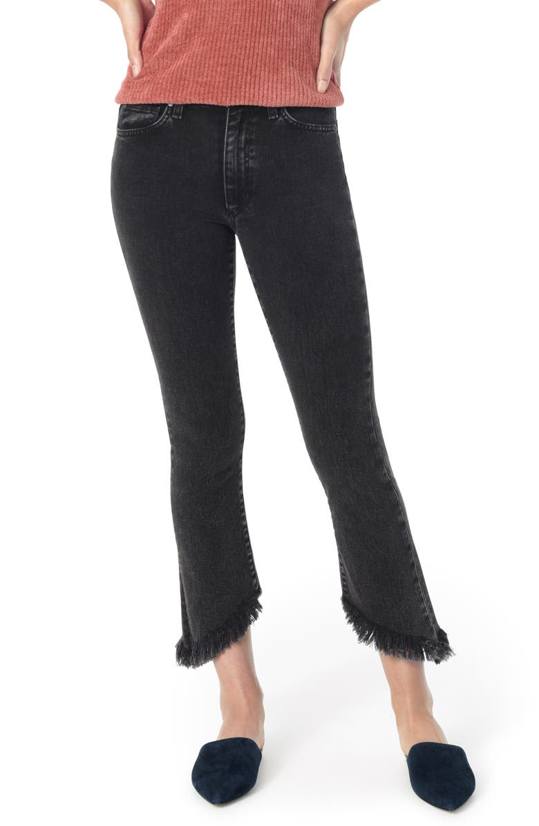 Joe's The Callie High Waist Frayed Crop Bootcut Jeans, Main, color, 