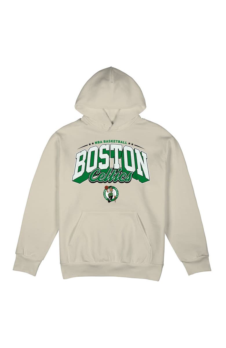 Stadium Essentials Men's Stadium Essentials  Cream Boston Celtics Your Way Oversized Urban Pullover Hoodie, Alternate, color, 