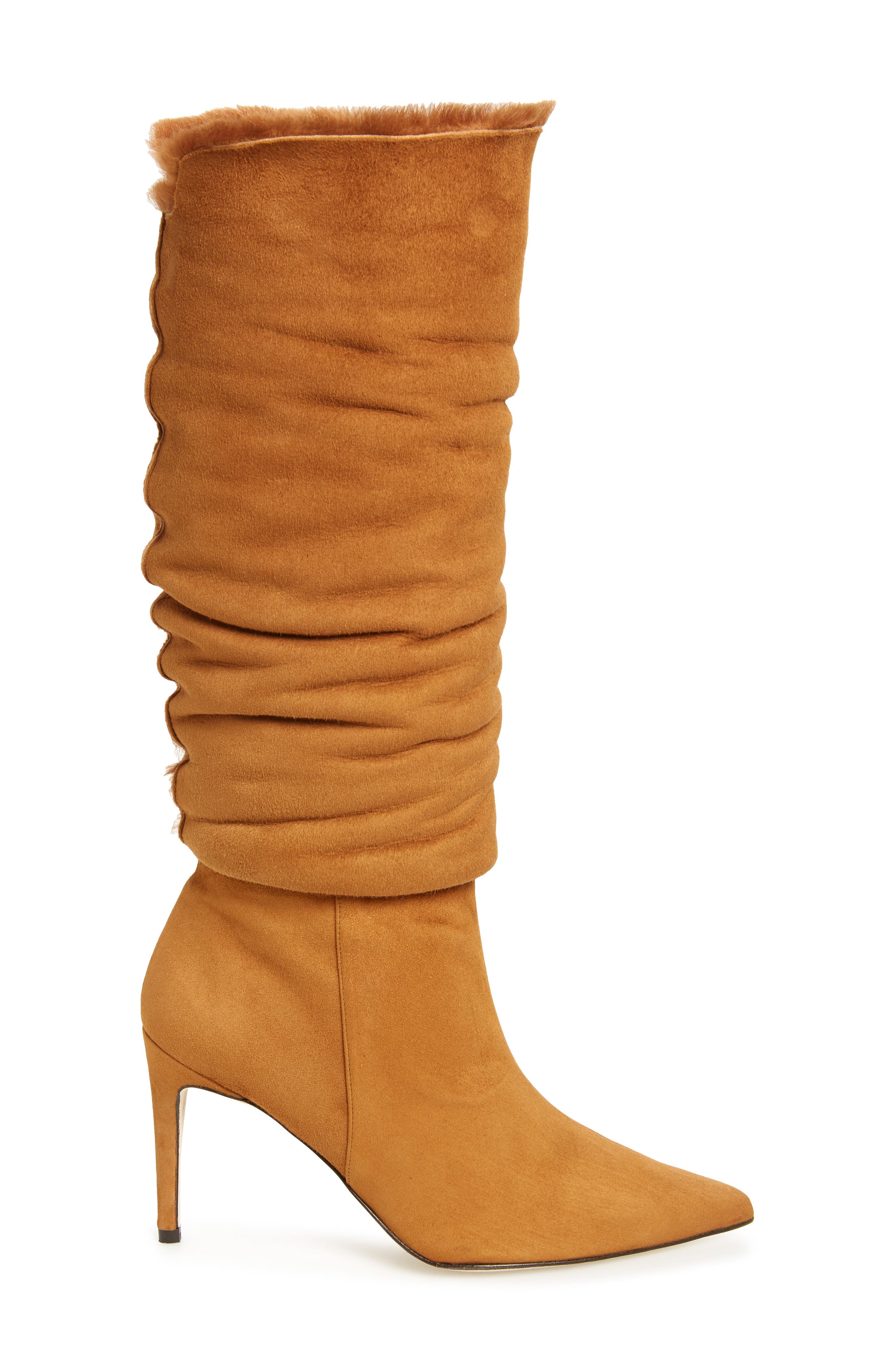 Alexandre Birman Genuine Shearling Boot, Alternate, color, 