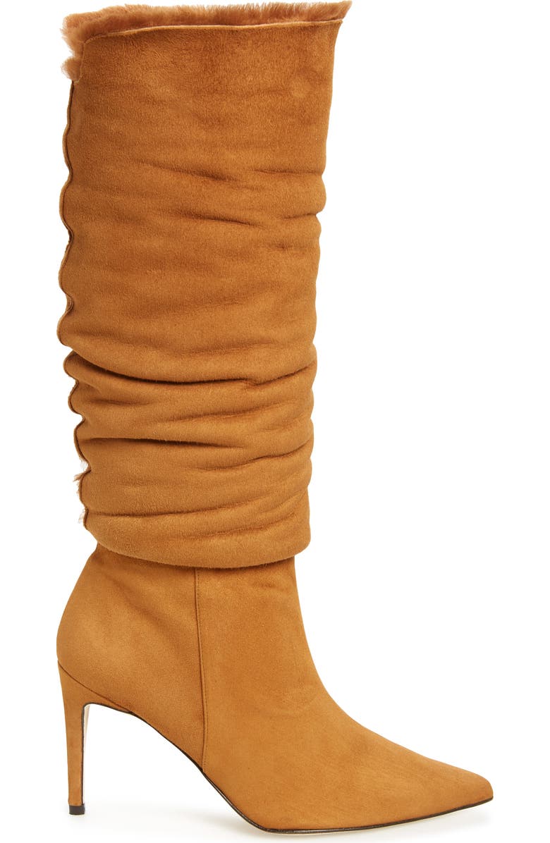 Alexandre Birman Genuine Shearling Boot, Alternate, color,