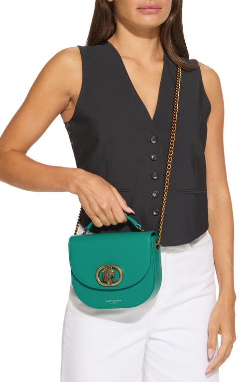Kurt Geiger London Chelsea Leather Saddle Bag