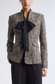 ST. JOHN Bouclé Tweed Jacket