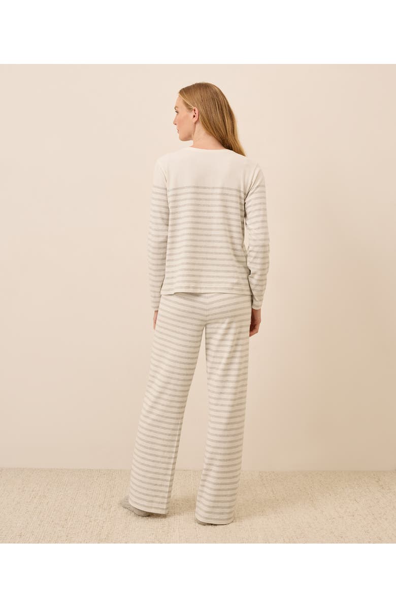 Pact Cool Stretch Lounge Pant, Alternate, color, Winter White Stripe