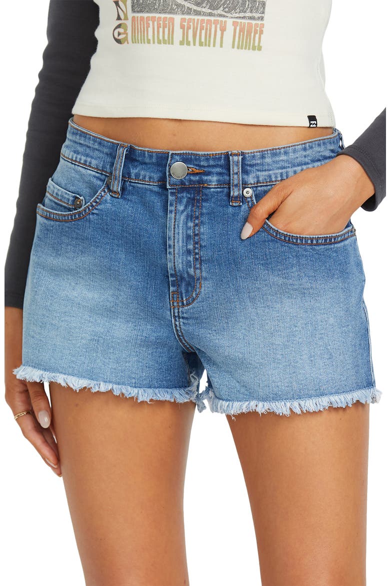 Drifter Cutoff Denim Shorts, Alternate, color, MEDIUM SURF SPRAY