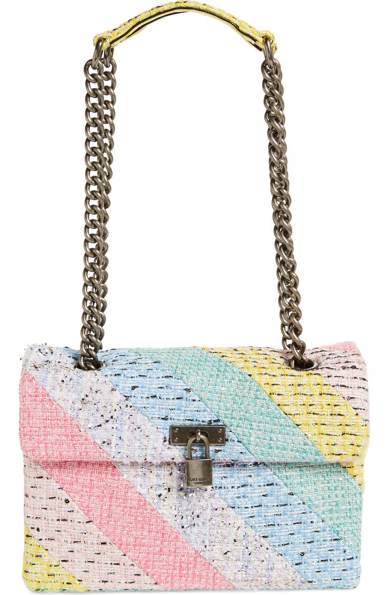 Kurt Geiger London Brixton Tweed Lock Shoulder Bag | Nordstromrack