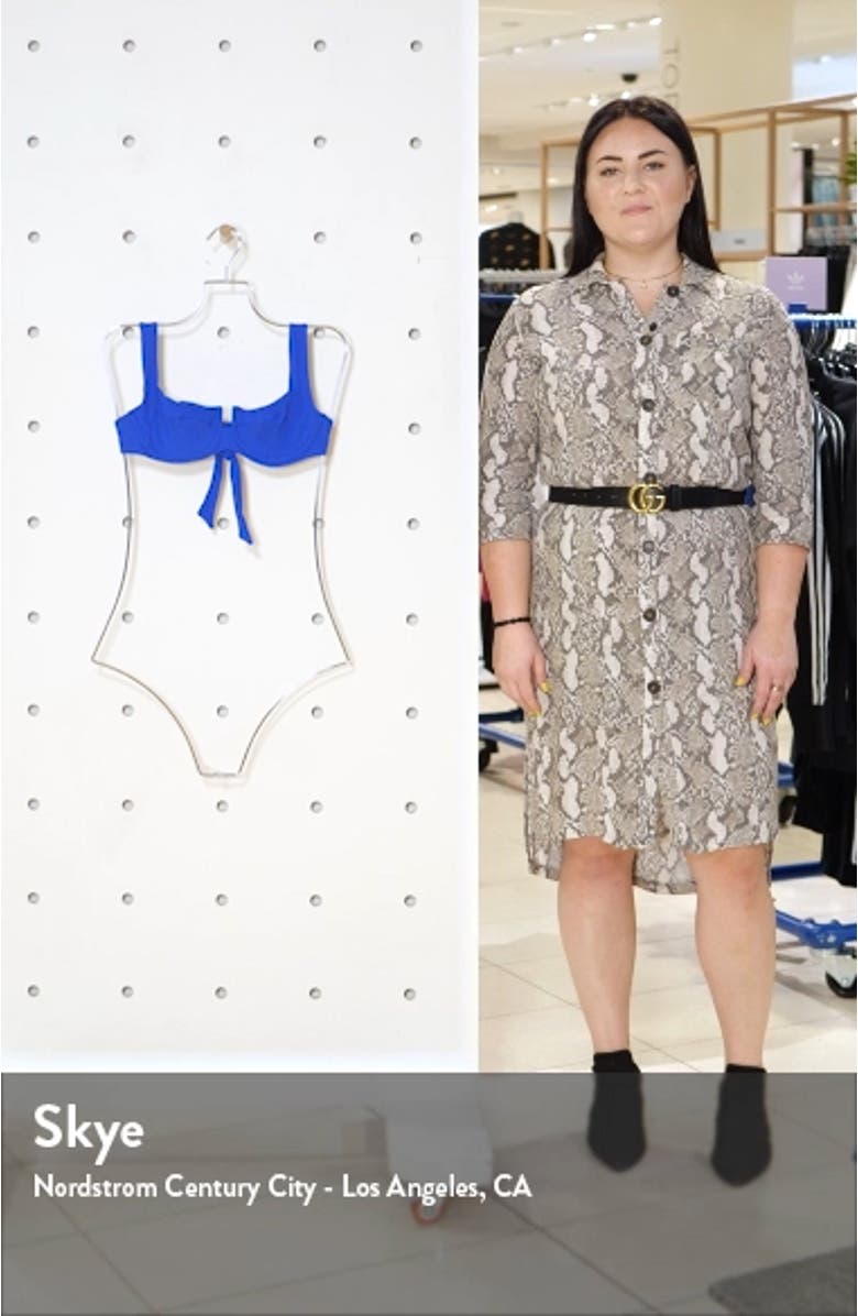 L Space Camellia Underwire Bikini Top, sales video thumbnail