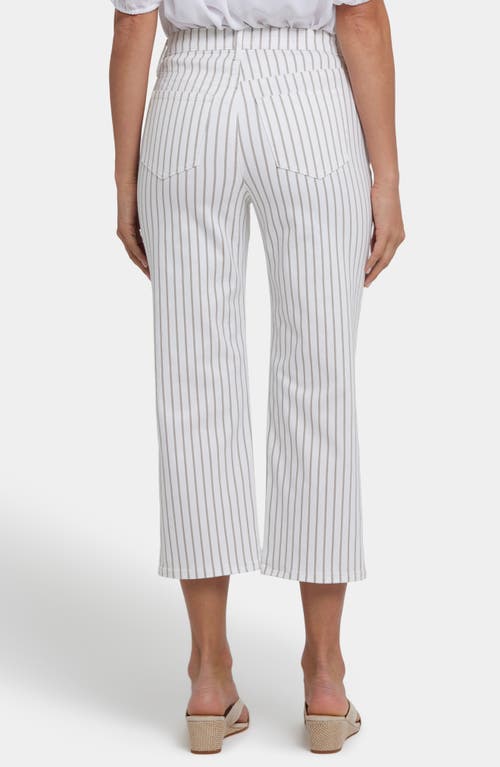 Nydj Joni High Waist Relaxed Capri Jeans In Beach Cruise Stripe