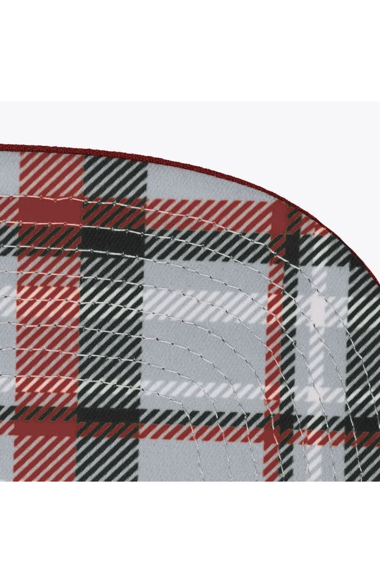 Mitchell & Ness Men's Mitchell & Ness  Gray/Crimson Alabama Crimson Tide Plaid OG Snapback Hat, Alternate, color, Gray