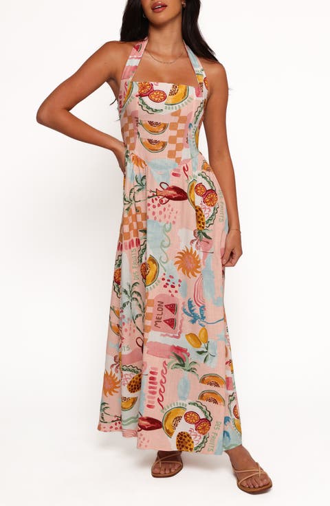 Kiera Halter Maxi Dress