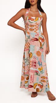 Petal & Pup Kiera Halter Maxi Dress