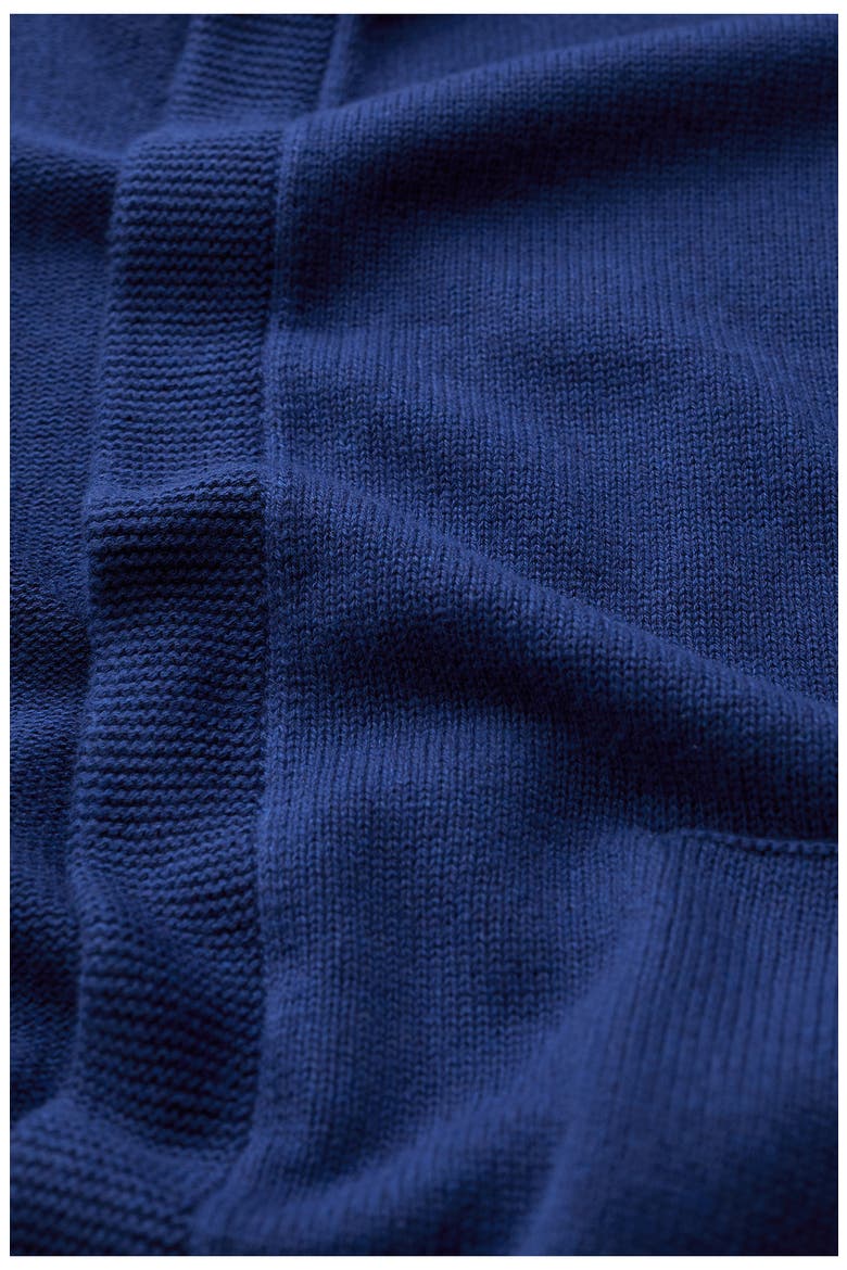 Riverboat Organic Cotton Cardigan, Alternate, color, KNIT MELANGE BRIGHT MARINE