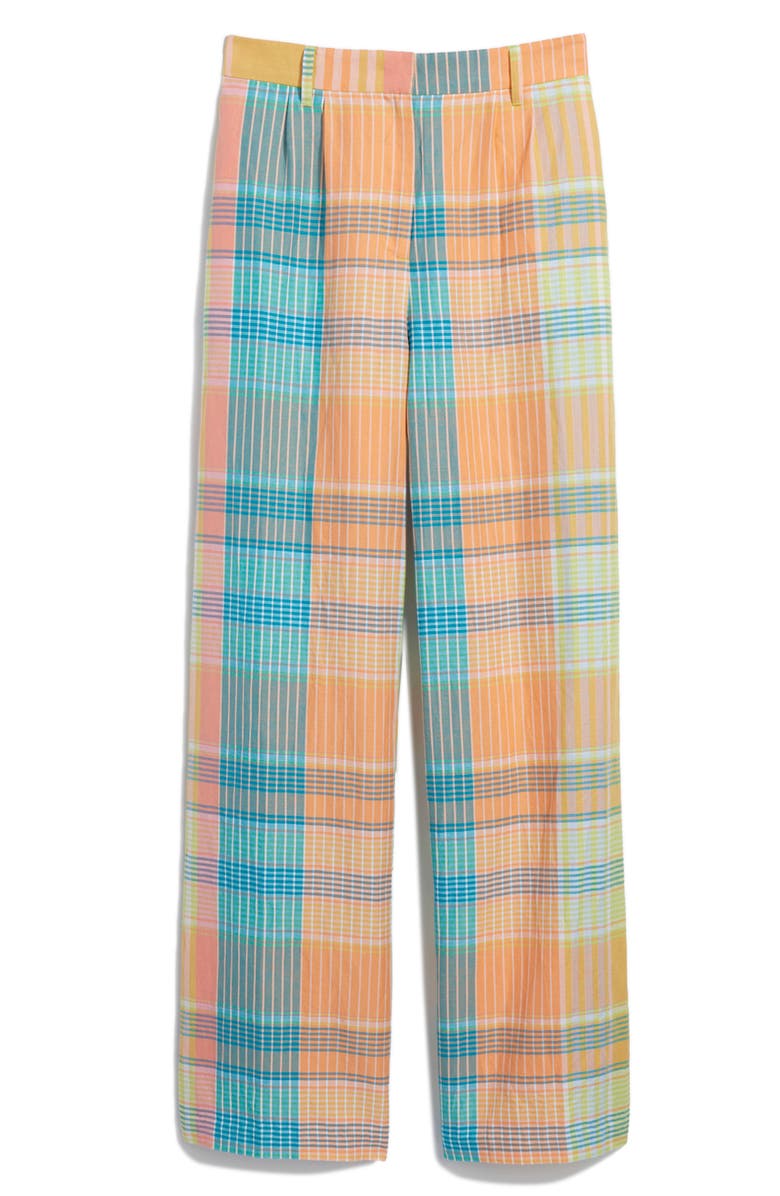 vineyard vines Plaid Linen Blend Pants, Main, color, 