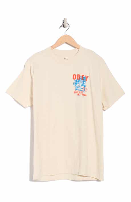 Obey Printing Press Make Art Graphic T-Shirt