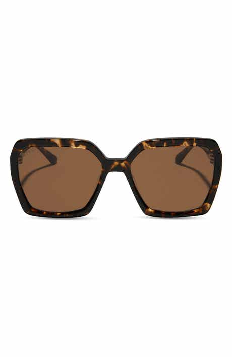 DIFF Sloane 54mm Square Sunglasses