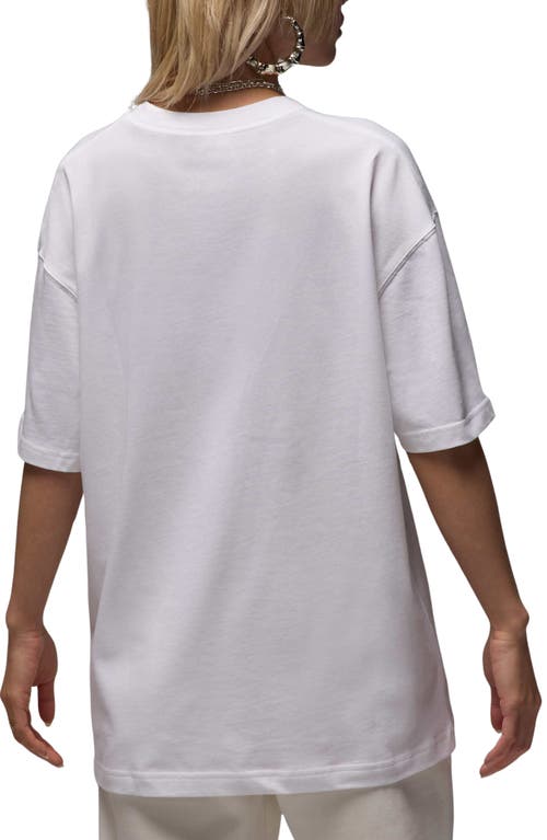 Nike Jordan Flight Essentials Oversized T-shirt In White