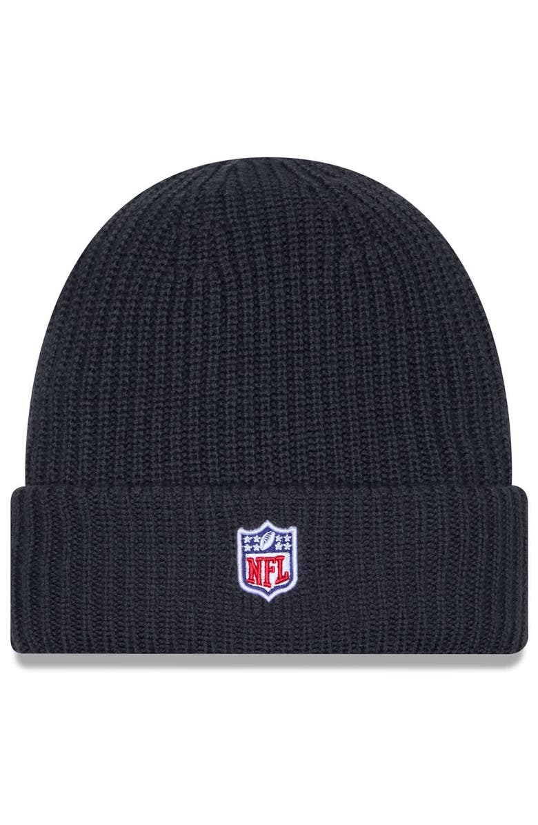 New Era Men's New Era Charcoal Tennessee Titans 2025 Sideline Cold Weather Cuffed Knit Hat, Alternate, color, Charcoal