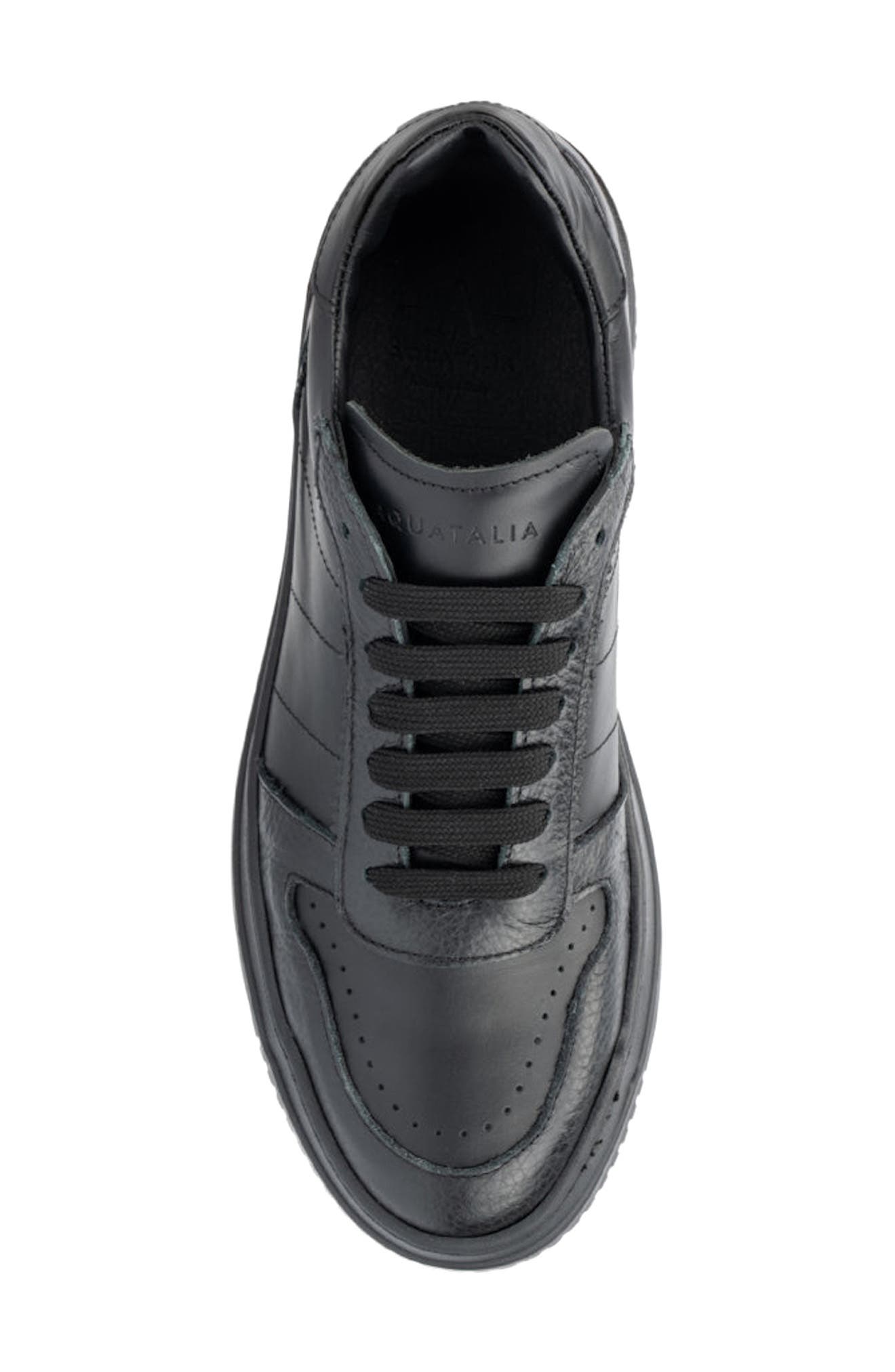 Aquatalia Cristo Sneaker, Alternate, color, Black