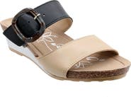 David Tate Fantasy Platform Wedge Slide Sandal