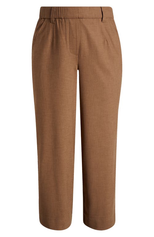Wit & Wisdom Glider Skyrise Wide Leg Pants In Toasted Coconut