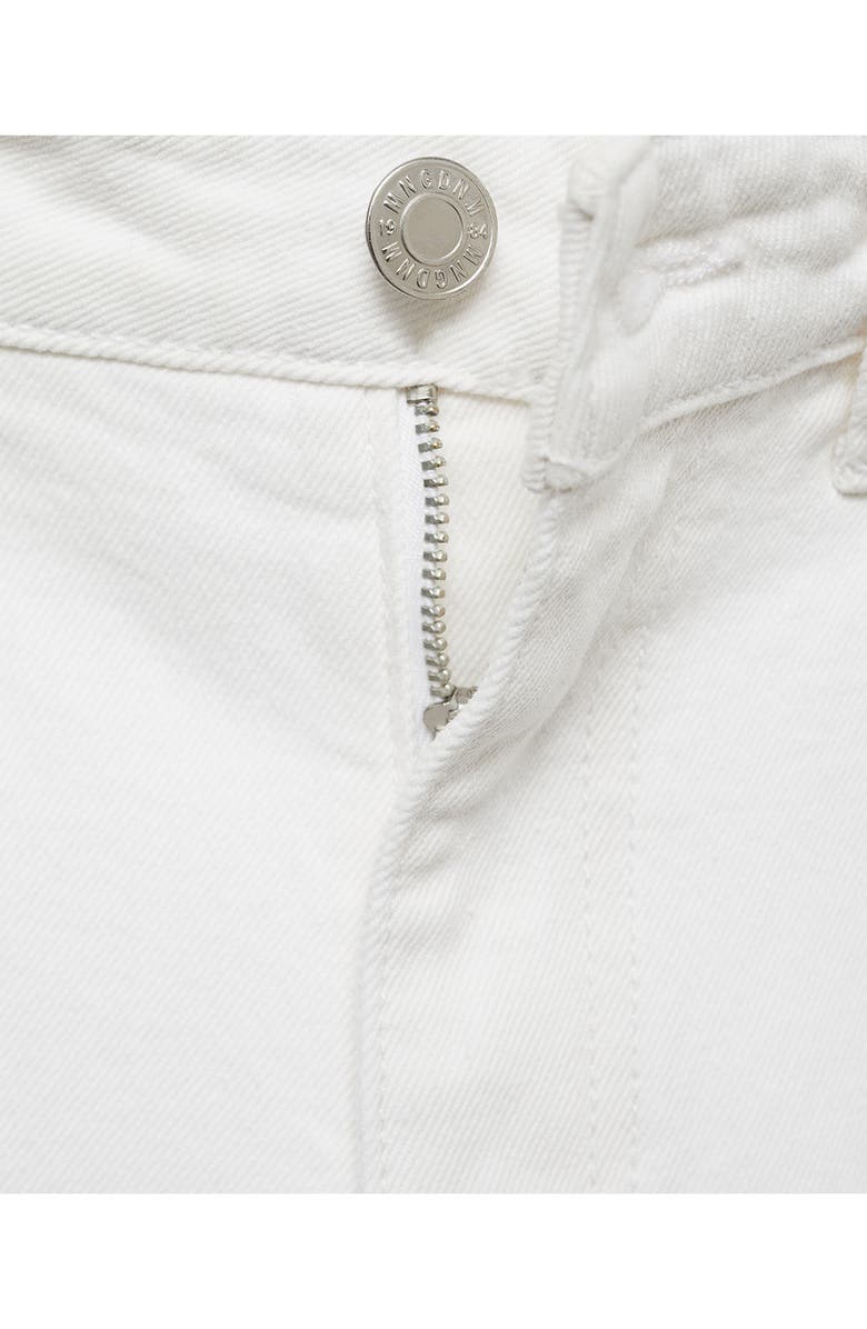 MANGO Fiona Mid Rise Flare Jeans, Alternate, color, White