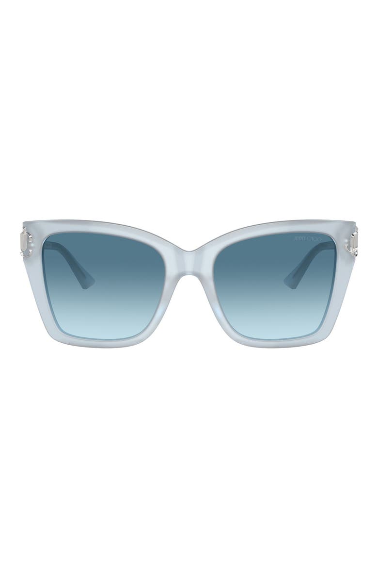 54mm Square Sunglasses, Main, color, OPAL BLUE