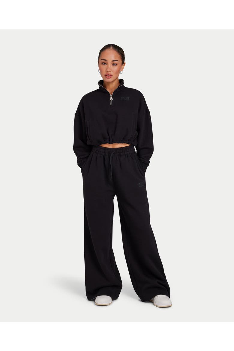 Collective Wide Leg Joggers, Main, color, Black