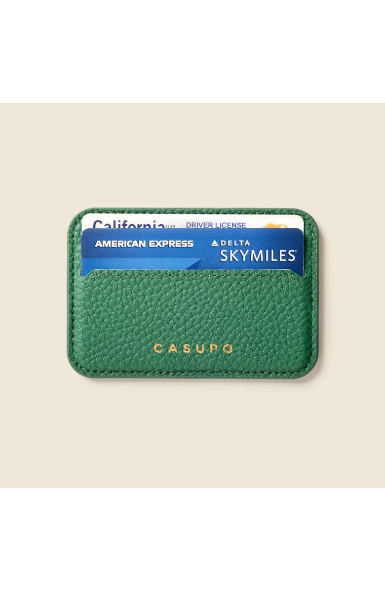 Casupo Leather Magsafe Wallet, Alternate, color, Green