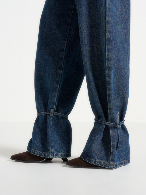 Faye Wide Mid Rise Jeans