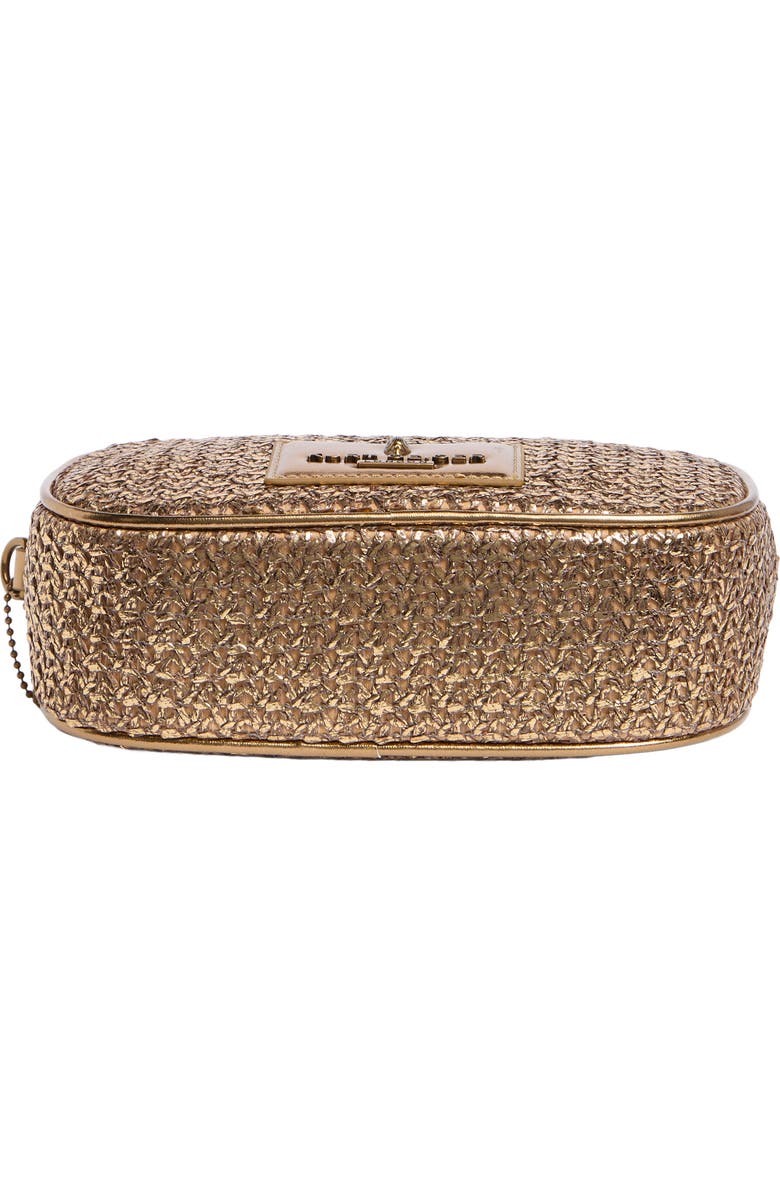 Kurt Geiger London Chiswick Raffia Camera Bag, Alternate, color, Rust/ Copper