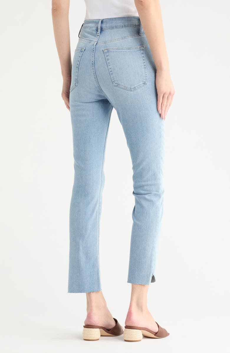 FRAME High Waist Step Hem Straight Leg Jeans, Alternate, color, Wilson Cascade