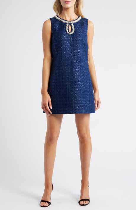 Lilly Pulitzer® Ronan Embellished Tweed Skirted Romper