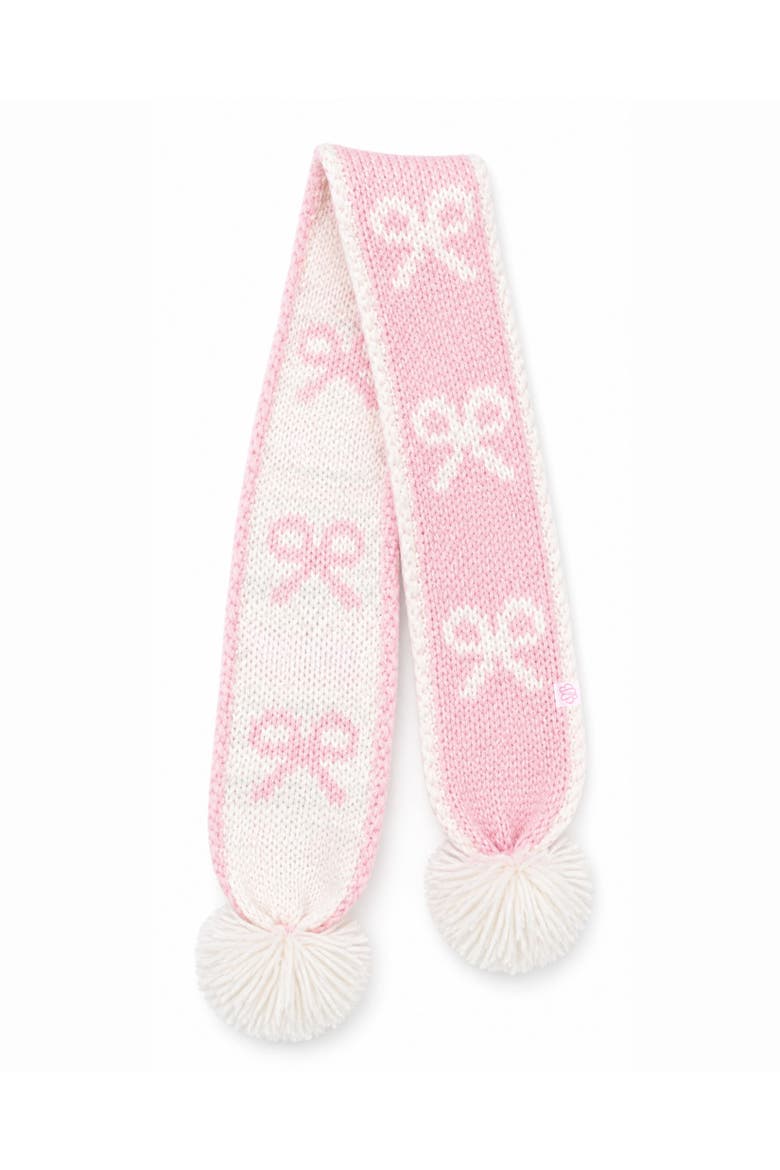 Bows Scarf, Main, color, Pink/Ivory