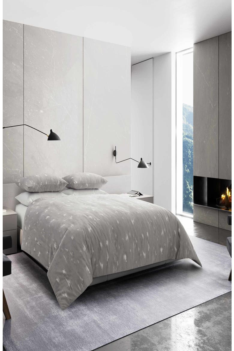 Silver Birch Comforter & Sham Set, Main, color, SILVER