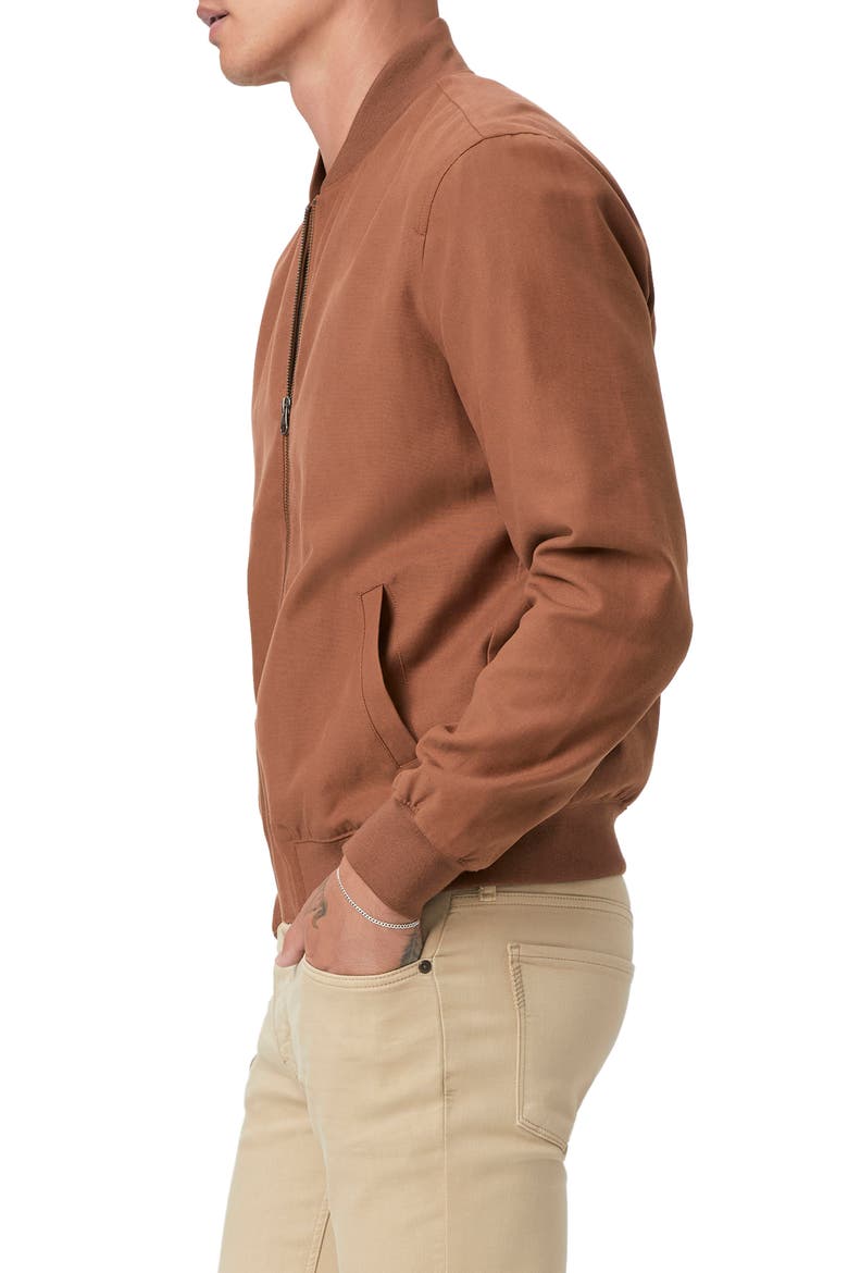 Barker Bomber Jacket, Alternate, color, ITALIAN COFFEE