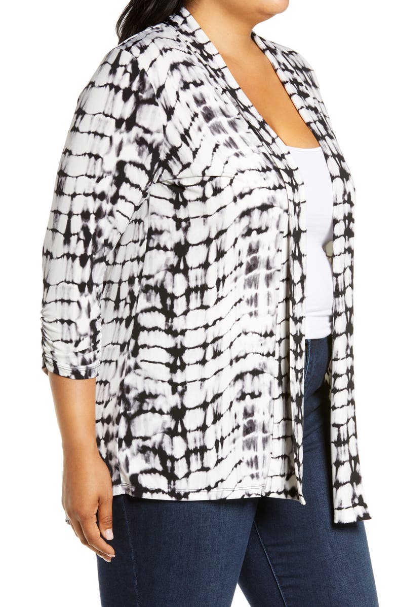 Vince Camuto Tie Dye Open Front Cardigan, Alternate, color, 