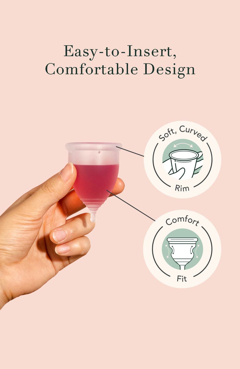 Rael Reusable Menstrual Cup, Alternate, color, 