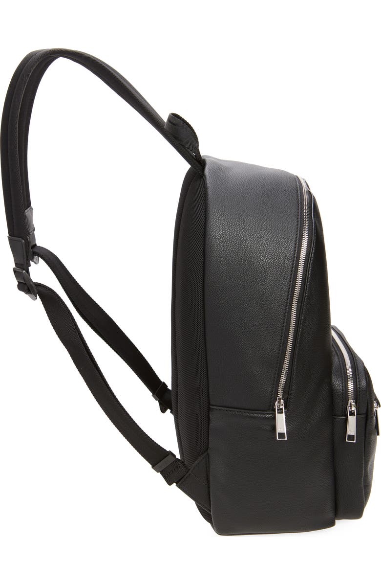 HUGO Ray Faux Leather Backpack, Alternate, color,