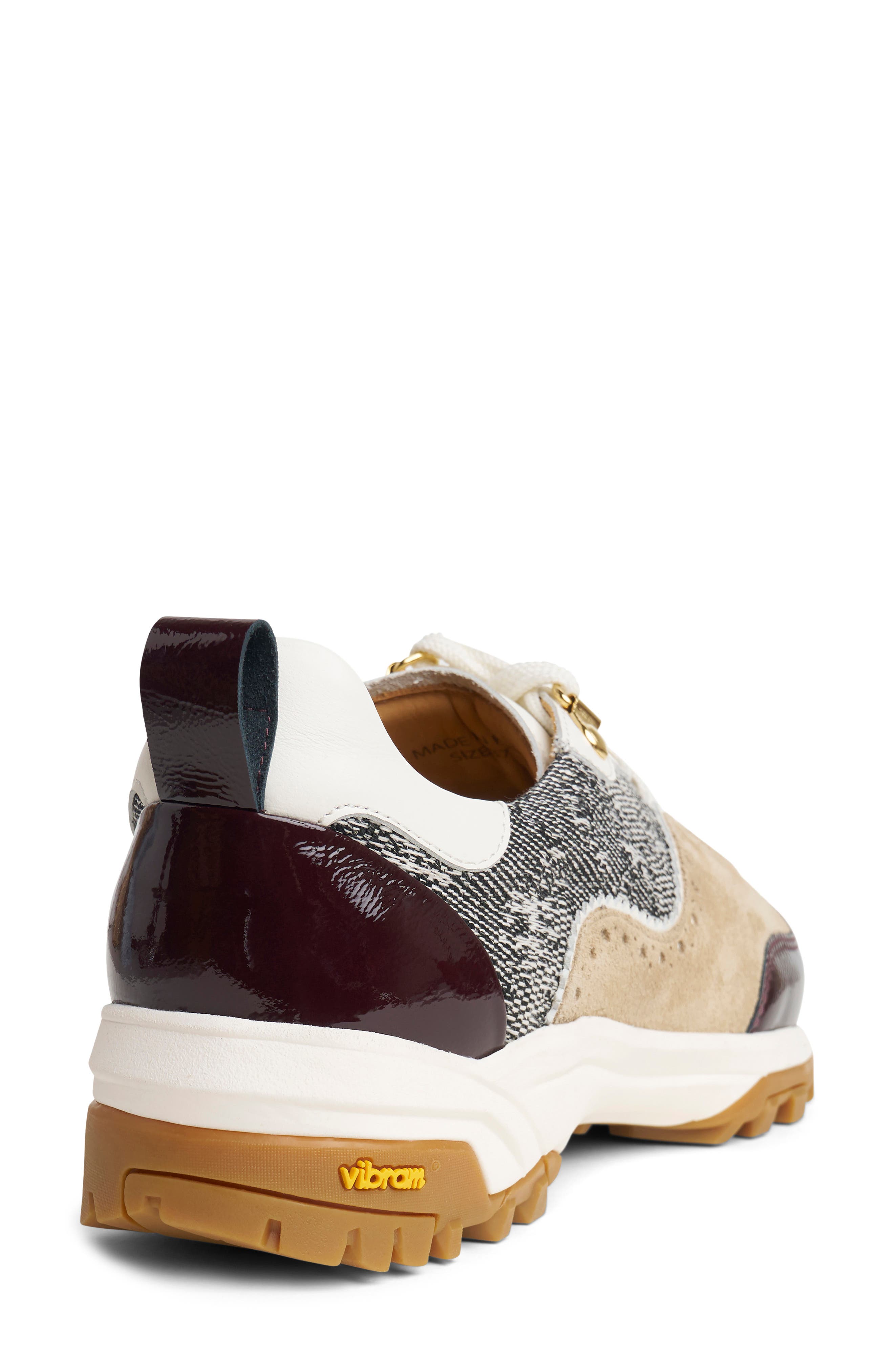 The Mollie Sneaker, Alternate, color, RED OAK