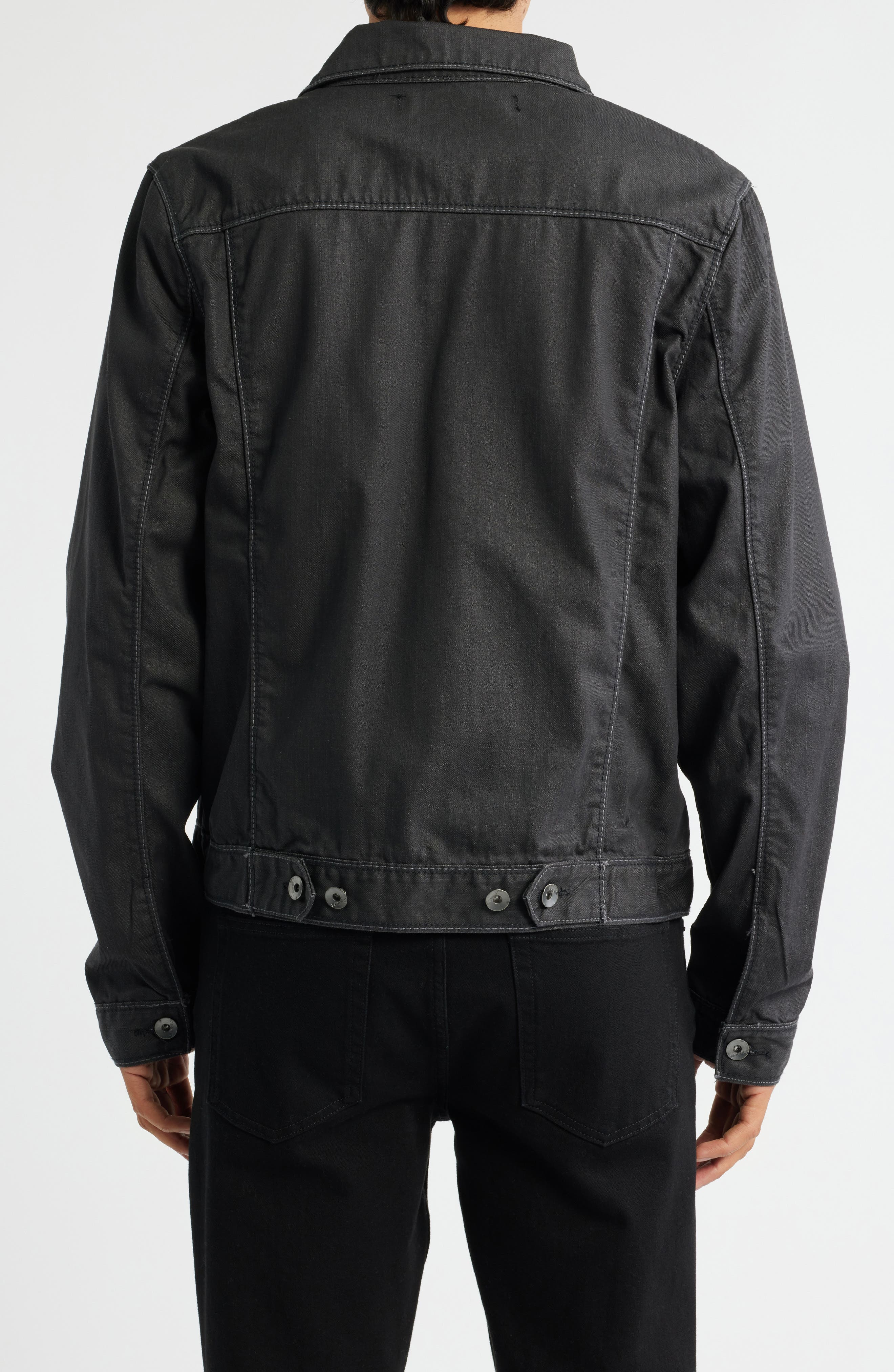 Coated Denim Jacket - image 2