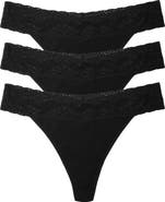 Natori Bliss Perfection One Size Thong 3-Pack