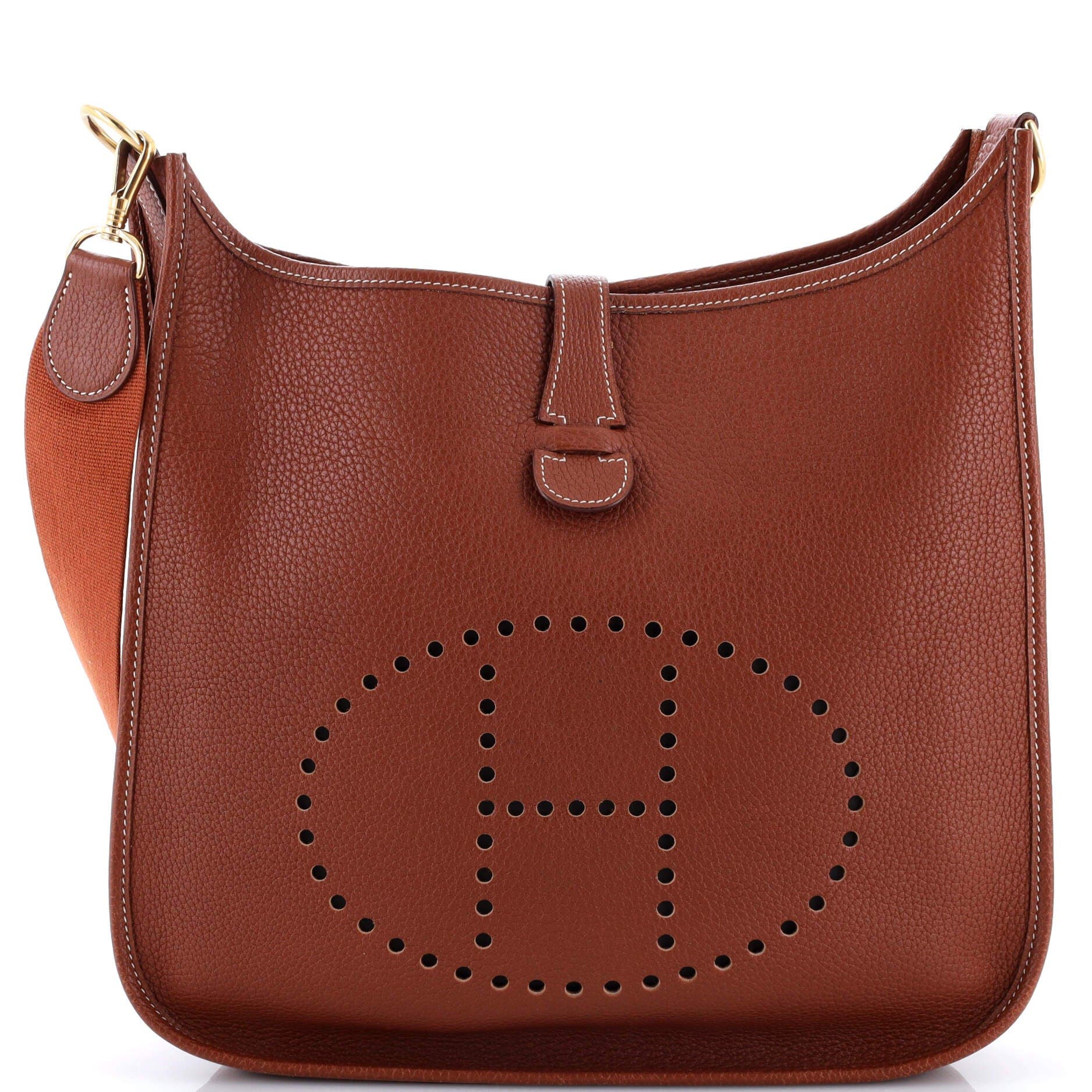 Pre-Owned Hermes Evelyne Bag Gen I Clemence GM, Main, color, 